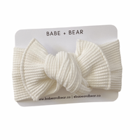 White Waffle Knit
