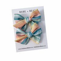 Pastel Rainbow Bow