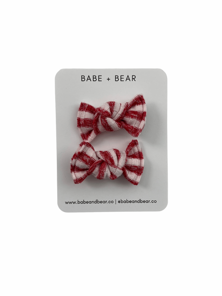 Red Candy Cane Mini Knots