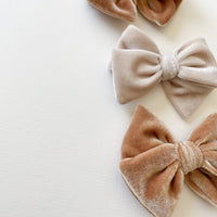 Golden Velvet Bow