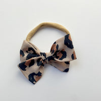 Classic Leopard Bow