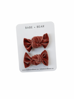 Chocolate Velvet Mini Knots